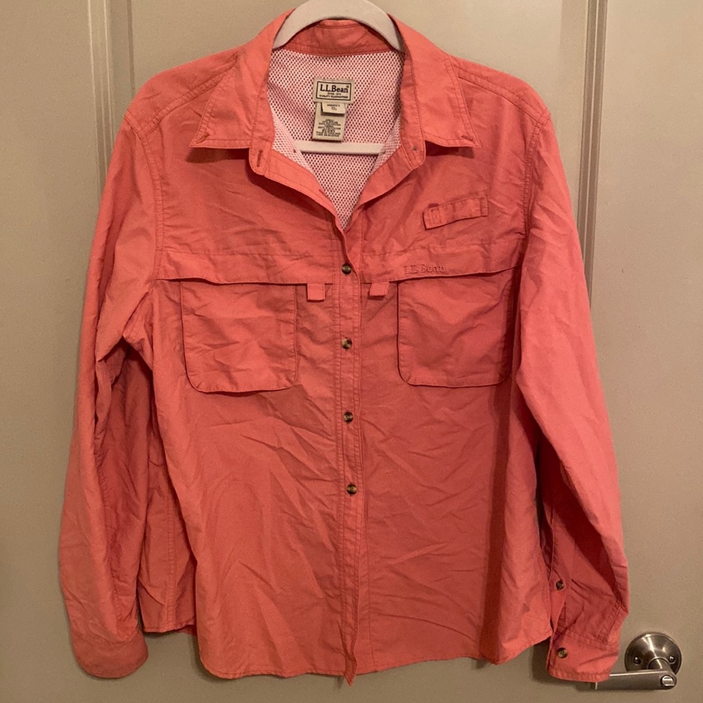 L.L. Bean Women’s Long Sleeve Button Up Shirt Vintage